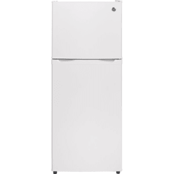 GE® 12.0 Cubic Feet Top Mount Refrigerator, Right Hand, White, Optional Icemaker 501233