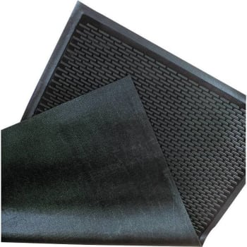 Superior Manufacturing Soil Guard 3' X 5' Black Commercial Floor Mat