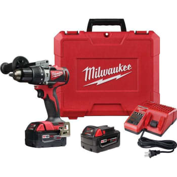 Image for Milwaukee M18 18v Li-Ion 1/2 In. Brushless Hammer Drill W/ 4.0ah Batteries And Case from HD Supply