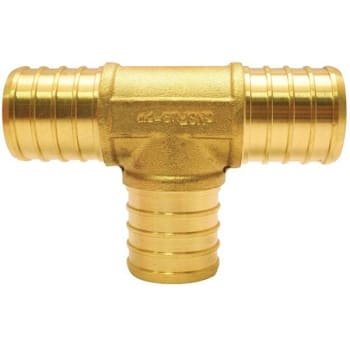 Image for Apollo 1 In. Brass PEX-B Barb Tee from HD Supply