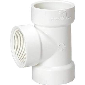 Image for Nibco 3 In. PVC Hub X Hub X Fipt Test Tee from HD Supply