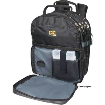 Image for Custom Leathercraft 13 In. Width Black Heavy-Duty Tool Backpack from HD Supply