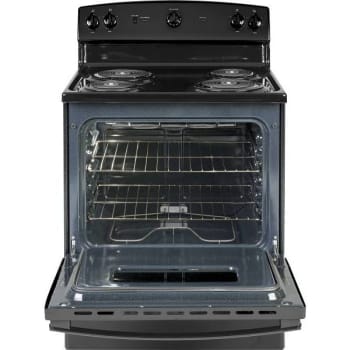 Image for GE® 30 In. 5.0 Cu. Ft. Freestanding Electric Range With Manual Clean In Black from HD Supply