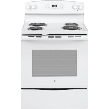 Image for GE® 30" Electric, Coil Range w/ 5.3 Cu Ft, White from HD Supply