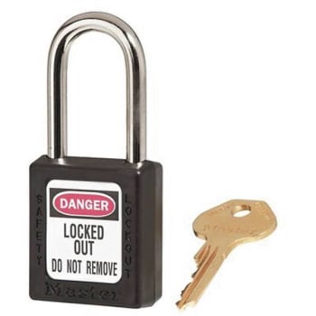 Image for Master Lock Black Safety Lockout Padlock from HD Supply