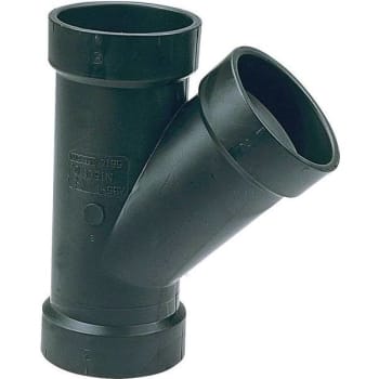 Nibco 2 In. ABS DWV 45-Degree All Hub Wye