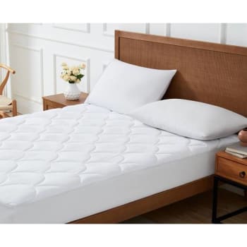 Down Lite 20 Oz Mattress Topper, Durable 230 Thread Count, Hotel King, Case Of 4