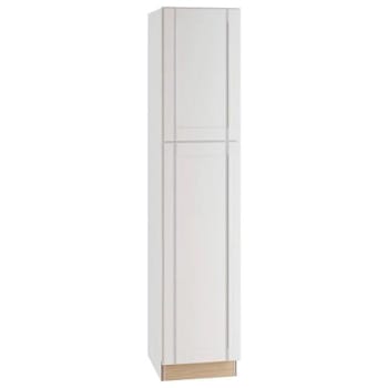 Mill'S Pride Richmond Shaker Rta Pantry Cabinet, Verona White, 18"X90"X24"