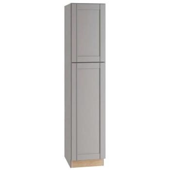 Mill'S Pride Richmond Shaker Rta Pantry Cabinet, Vesuvius Gray, 18"X90"X24"