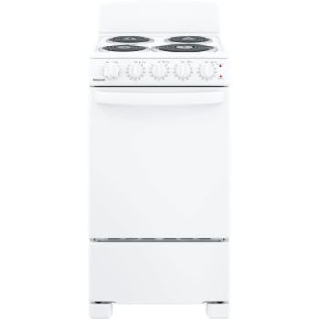 Hotpoint®  20" Electric, Coil Range w/ 2.3 Cu Ft, White
