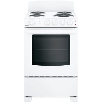 Hotpoint® 24" Electric, Coil Range w/ 3.0 Cu Ft, White