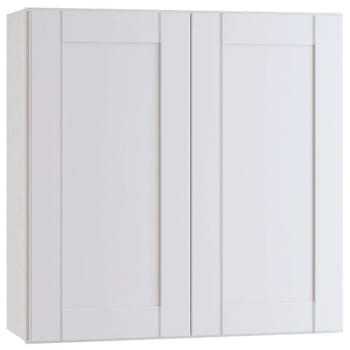 Image for Mill'S Pride Richmond Shaker Rta Wall Cabinet, Double, Verona White, 24"X30"X12" from HD Supply