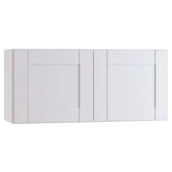 Image for Mill'S Pride Richmond Shaker Rta Wall Cabinet, Double, Verona White, 30"X12"X12" from HD Supply
