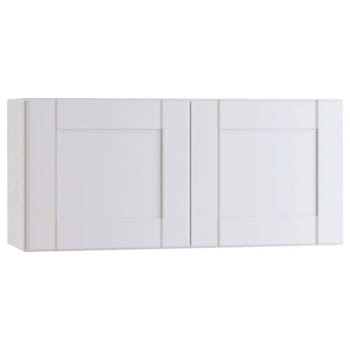 Image for Mill'S Pride Richmond Shaker Rta Wall Cabinet, Double, Verona White, 30"X18"X12" from HD Supply