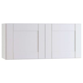 Image for Mill'S Pride Richmond Shaker Rta Wall Cabinet, Double, Verona White, 36"X12"X12" from HD Supply