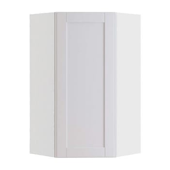 Image for Mill'S Pride Richmond Shaker Ready To Assemble Corner Kitchen Cabinet, Verona White, 24"X36"X12" from HD Supply