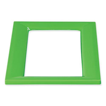 Safco Mixx Recycling Center Lid, 9.87"w X 19.87"d X 0.82"h, Green