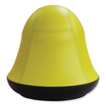 Safeco Runtz Swivel Ball Chair, Backless, Supports Up To 250 Lb, Green Vinyl