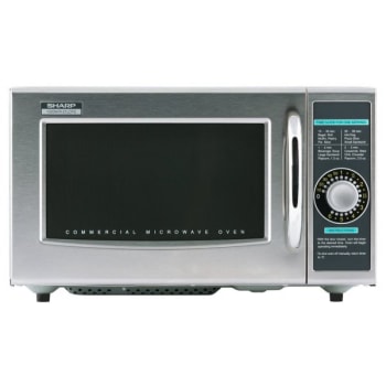 Sharp® 1 Cu Ft Countertop Microwave, 1000w, Stainless Steel, Nsf® Approved