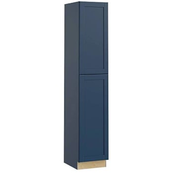 Mill'S Pride Richmond Shaker Rta Pantry Cabinet, Valencia Blue, 18"X96"X24"