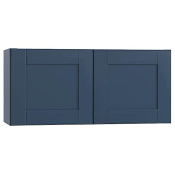 Image for Mill'S Pride Richmond Shaker Rta Wall Cabinet Double, Valencia Blue, 30"X12"X12" from HD Supply