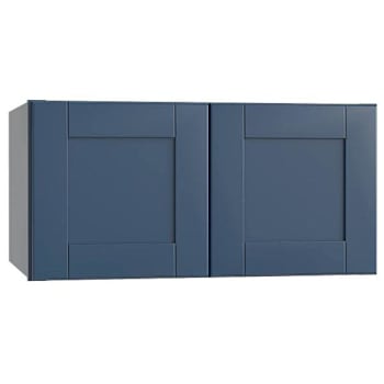 Image for Mill'S Pride Richmond Shaker Rta Wall Cabinet Double, Valencia Blue, 30"X24"X12" from HD Supply