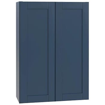 Image for Mill'S Pride Richmond Shaker Rta Wall Cabinet Double, Valencia Blue, 36"X36"X12" from HD Supply