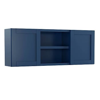 Image for Mill'S Pride Richmond Shaker Ready To Assemble Wall Laundry Cabinet, Valencia Blue 60"X23"X12" from HD Supply