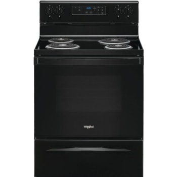 Image for Whirlpool® 30" Electric, Coil Range W/ 4.8 Cu Ft And Accubake™ System, Black from HD Supply