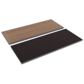 Image for Alera® Reversible Laminate Table Top, 59 1/2w x 23 5/8d, Espresso/Walnut from HD Supply