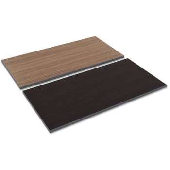 Image for Alera® Reversible Laminate Table Top, 47 5/8w x 23 5/8d, Espresso/Walnut from HD Supply