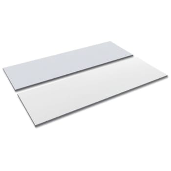 Alera® Reversible Laminate Table Top, Rectangular, 71 1/2w x 23 5/8d, White/Gray