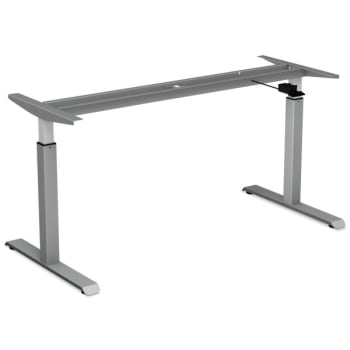 Image for Alera® AdaptivErgo Pneumatic Height-Adjustable Table Base, Gray from HD Supply