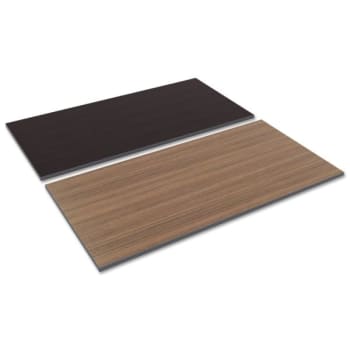 Image for Alera® Reversible Laminate Table Top, 59 1/2w x 29 1/2d, Espresso/Walnut from HD Supply