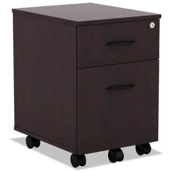 Image for Alera Valencia Series Mobile B/f Pedestal File Cabinet (Mahogany) from HD Supply