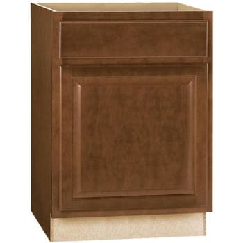 Image for Hampton Bay 24 In. W X 24 In. D X 34.5 In. H Cognac Base Kitchen Cabinet W/ Drawer Glides from HD Supply