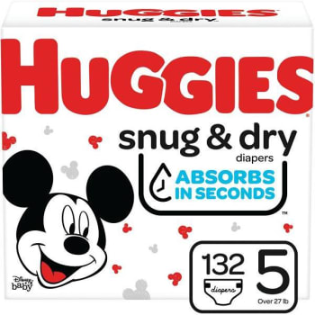 Image for Huggies Size 5 Snug & Dry Diapers (132-Case) from HD Supply