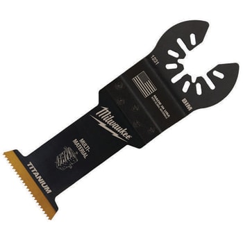 Image for Milwaukee Open Lok 1-3/8" Bi-Metal Wood & Metal Cutting Multi-Tool Oscillating Blade, 10-Pack from HD Supply