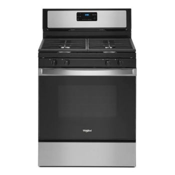 Whirlpool 5.0 Cu. Ft. Gas Range W/ Self-Cleaning And Speed Heat In Stainless Steel