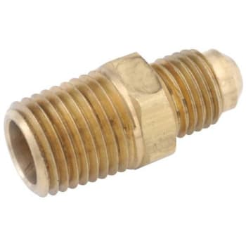Image for Anderson Metals 1/2 In. Flare X 3/4 In. Brass Mip Extra Heavy Long Thread Adapter (10-Pack) from HD Supply
