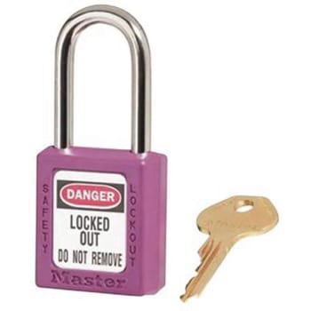 Master Lock Purple Safety Lockout Padlock