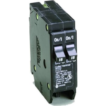 Image for Eaton Bd 2-15 Amp Single Pole Tandem Ctl Circuit Breaker from HD Supply