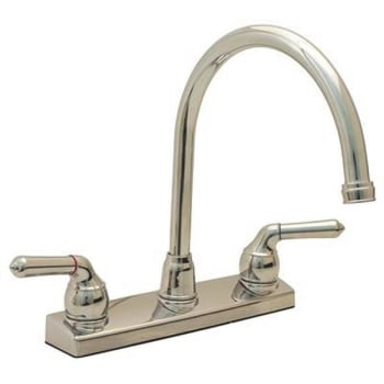 Image for Proplus 2-Handle Standard Kitchen Faucet (Chrome) from HD Supply