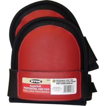 Image for Hyde 09086 Knee Pad Soft w/ Red Stitch PVC from HD Supply