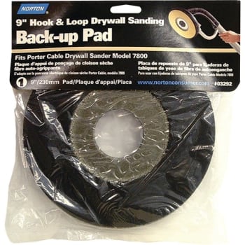 Image for Norton 9" Backup Pad For Porter Cable #7800 Hook And Loop Discs, Case Of 10 from HD Supply