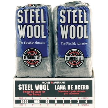 Image for Rhodes American 106604-06 Grade 1 Steel Wool 16 Pad Poly Sleeve, Case Of 96 from HD Supply