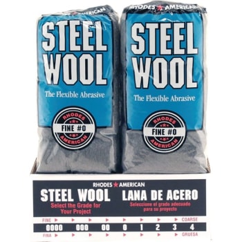 Image for Rhodes American 106603-06 Grade 0 Steel Wool 16 Pad Poly Sleeve, Case Of 96 from HD Supply