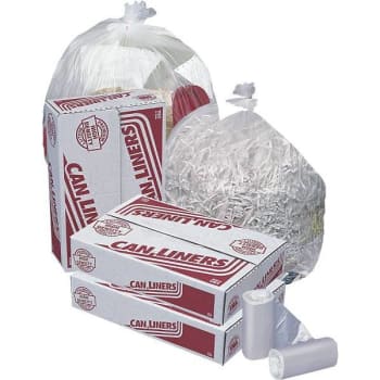 Image for Pitt Plastics 30 Gal. Natural High-Density Trash Bags (250-Case) from HD Supply