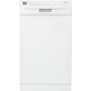 Image for Frigidaire® 18" Compact, Front Control, 6-Cycle, 55 dB Dishwasher, White from HD Supply