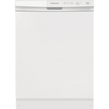 Image for Frigidaire® 24" Built-In, Front Control, 4-Cycle, 60 dB Dishwasher, White from HD Supply